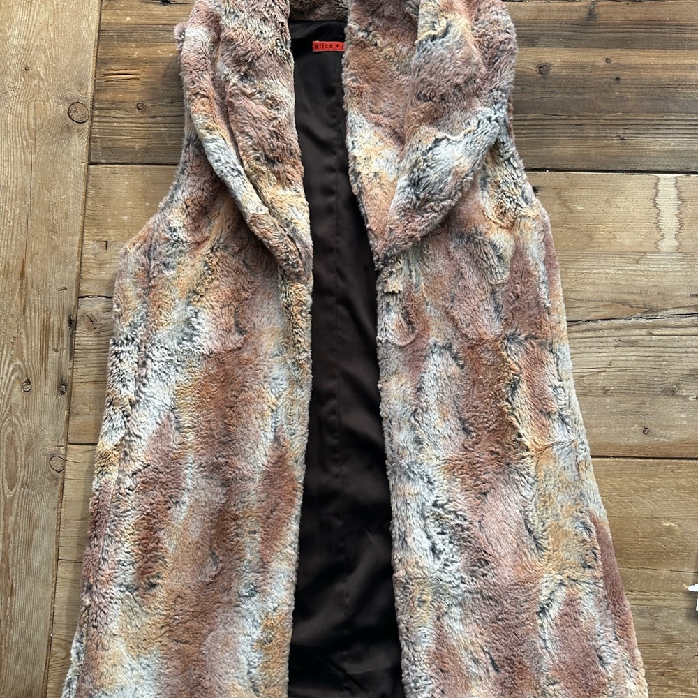 Alice + Olivia Multicolor Teddy Jacket